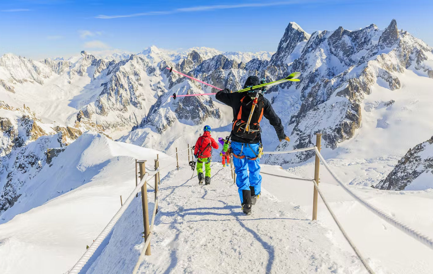 Skiing in Chamonix