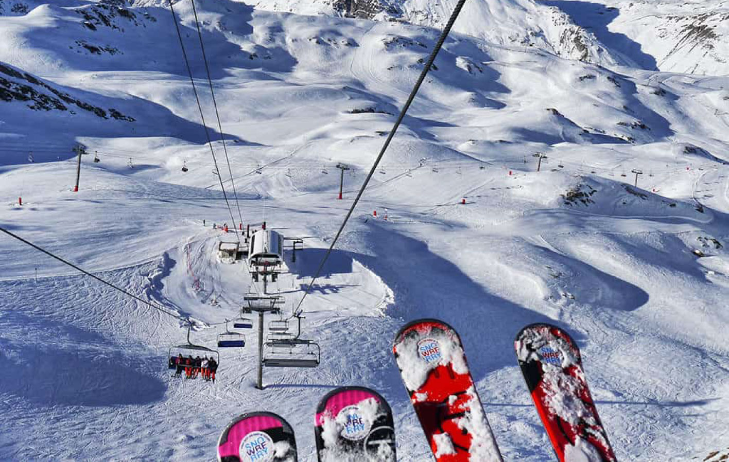 Skiing in Val Disere